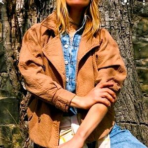 Womens Free People Remi Shirt Jacket, worn once size XS oversized fit